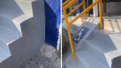 Obrero construye una «rampa mortal» para discapacitados y se vuelve viral en redes | VIDEO