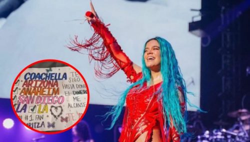 Karol G le dio un costoso regalo a una fanática por asistir a cinco de sus conciertos | VIDEO