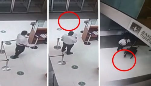 ¡De terror! Vigilante es captado atendiendo a un paciente «fantasma» en un hospital | VIDEO