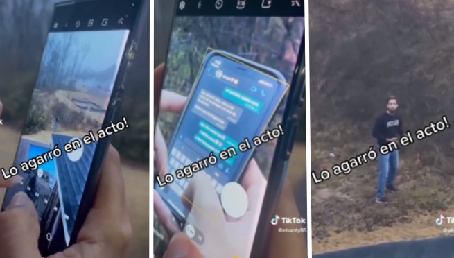 Mujer descubre la infidelidad de su pareja por el increíble zoom de su celular | VIDEO