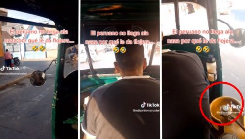 Peruano maneja su moto con peculiar accesorio y se vuelve viral en redes: «Ese si es el verdadero nitro» | VIDEO