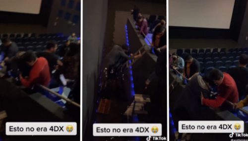 Van a ver una película en 4D, pero la sala termina inundada de agua: «Cada día es más realista el cine» | VIDEO