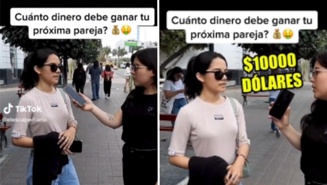 Joven asegura que su próxima pareja debería ganar 10 mil dólares al mes: «No me fijo en el dinero» | VIDEO