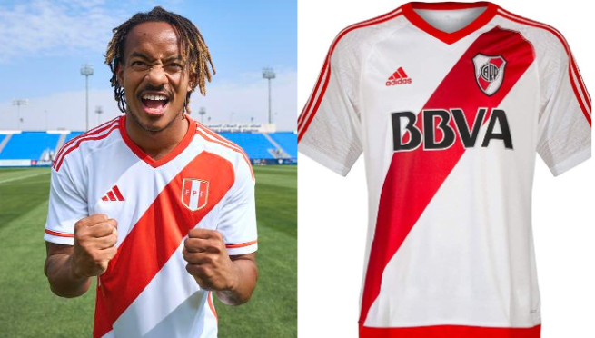 Hinchas critican nueva camiseta de Perú por copiarse de River: «Solo le cambiaron el escudo» | VIDEO