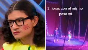 Chilindrina Huachana hace show en circo, pero asistente la trolea: «Dos horas con el mismo paso» | VIDEO
