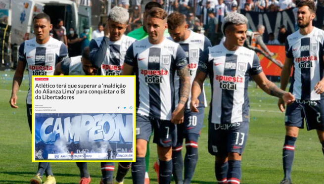 Medio brasileño se asusta por la «maldición de Alianza Lima» en la Copa Libertadores | VIDEO