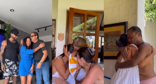 Angie Arizaga y Jota Benz: así fue la emotiva reacción de sus padres al enterarse que serán abuelos