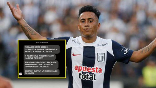 Esposa de Christian Cueva denuncia amenazas contra el jugador: «Quiero reventarlo a golpes»