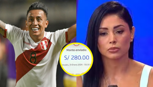 Christian Cueva admite que le yapeo 280 soles a Pamela Franco: “Para que se tome unas cervezas”