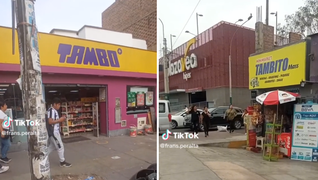 Emprendedor peruano sorprende al poner su propio «Tambito» frente a un «Tambo» | VIDEO