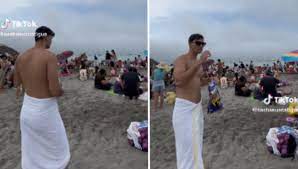 Invita a su novio italiano a playa de Ancón y su reacción es sensación: «Parece mercado» | VIDEO
