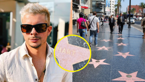 Mario Hart presume su ‘estrella’ en el paseo de la fama de Hollywood: «No contaban con mi astucia»