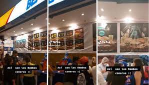 Peruano muestra las peculiares pantallas de un restaurante de comida rápida: «Así son los Bembos coneros» | VIDEO