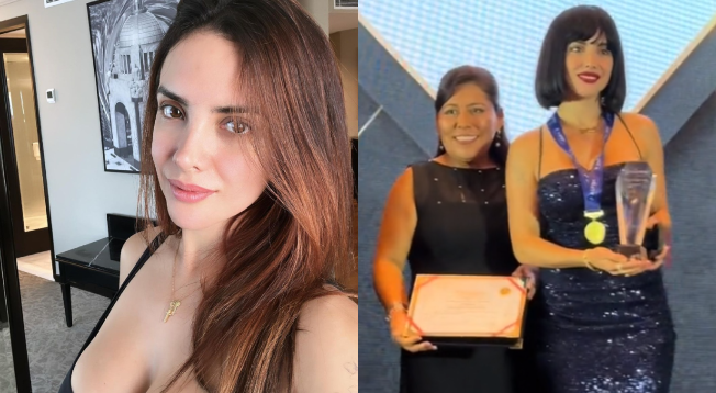 Rosángela Espinoza gana premio como ‘Mejor influencer 2023’: «Seguiré avanzando en silencio»