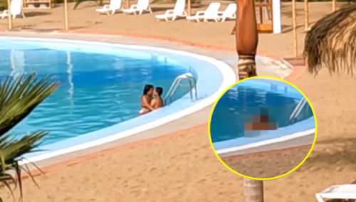 Pareja es captada teniendo intimidad en playa artificial de San Juan de Lurigancho