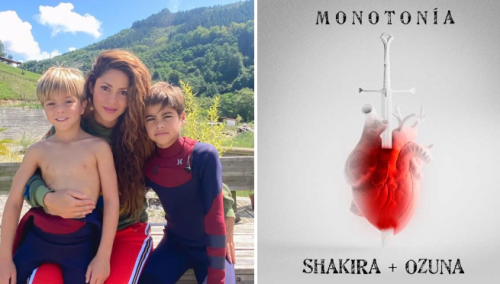 Shakira reveló que su hijo Sasha diseñó la portada de «Monotonía» en su iPad | VIDEO