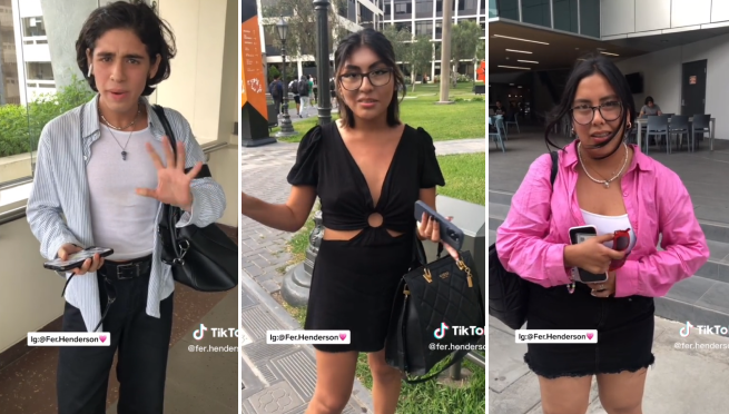 Alumnos de la Universidad de Lima sorprenden al revelar las marcas de sus outfits: «Mi vestido es de Gamarra» | VIDEO