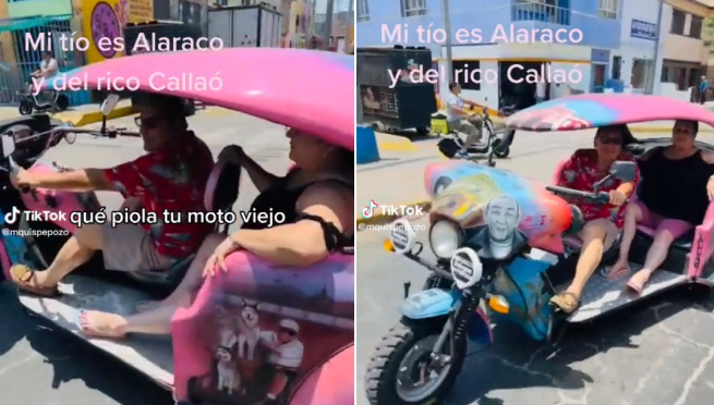 Peruano modifica su auto de una manera peculiar y confunde a los usuarios: «¿Es moto o escarabajo?» | VIDEO