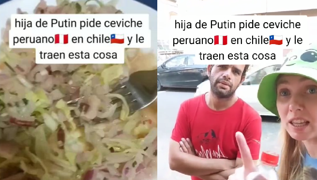 Rusa pide ceviche peruano en Chile y termina decepcionada: “Parece una ...