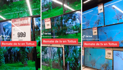 Tottus remata televisores de 55 pulgadas, pero usuarios los trolean en TikTok: «Son de exhibición» | VIDEO