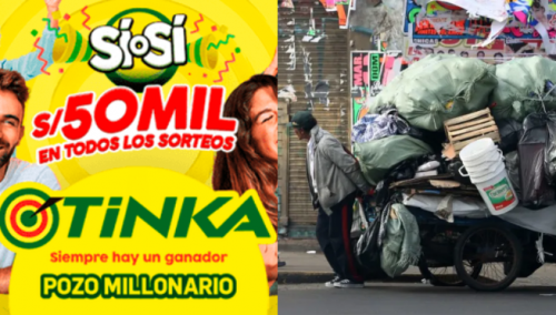 Adulto mayor que trabaja como reciclador ganó 50 mil soles con la Tinka