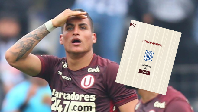 Universitario causa polémica por su indirecta a Alianza Lima por sus 122 años: «El más campeón te saluda» | FOTO