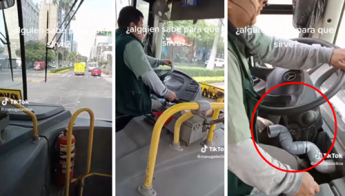 Chofer sorprende por instalar curiosa modificación para tener ventilación en bus: «Lo que callamos los conductores» | VIDEO