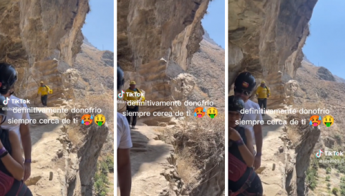 Heladero asombra por subir hasta la cima de un cerro para vender sus productos: «Solo falta que estén en los hoteles» | VIDEO