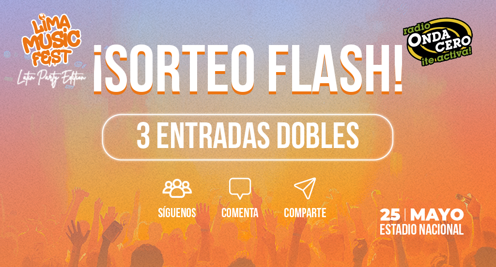 Sorteo flash: gana entradas para el Lima Music Fest 2024