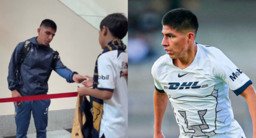 Piero Quispe regala entrada a niño hincha de Pumas: “Nunca pierde la humildad”