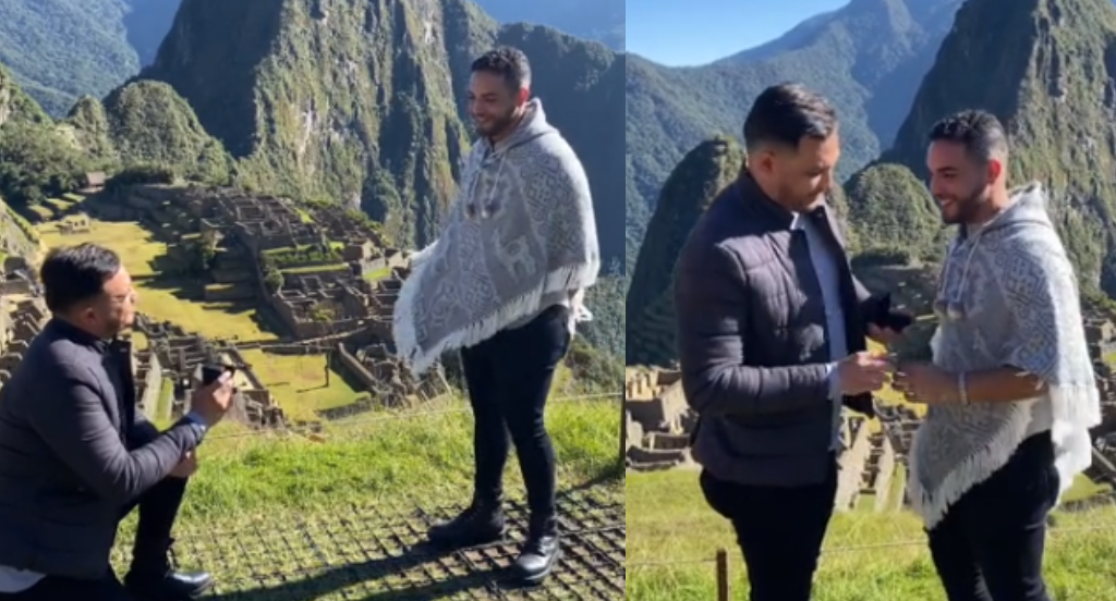 Machu Picchu: Venezolano le propuso matrimonio a su pareja y escena se vuelve viral