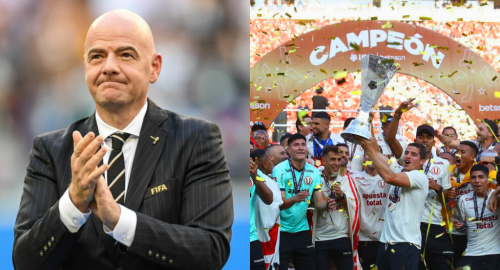 Presidente de la FIFA reconoció a Universitario como el más campeón del Perú: «27 títulos»