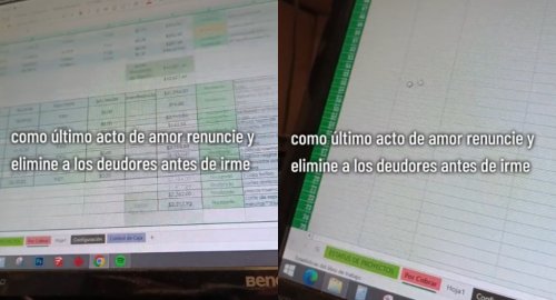 Mujer renuncia a su trabajo en financiera y antes de irse se venga de sus jefes: «Eliminé a los deudores»