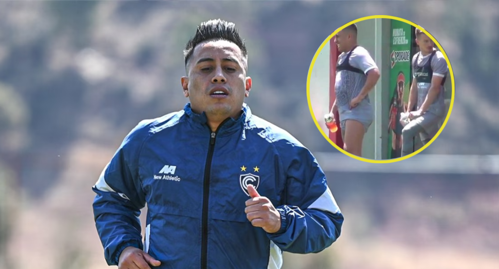 Christian Cueva preocupa a hinchas por su estado físico: «Exceso de chocolate»