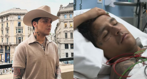 Christian Nodal es hospitalizado de emergencia y pospone concierto: revelan qué le pasó