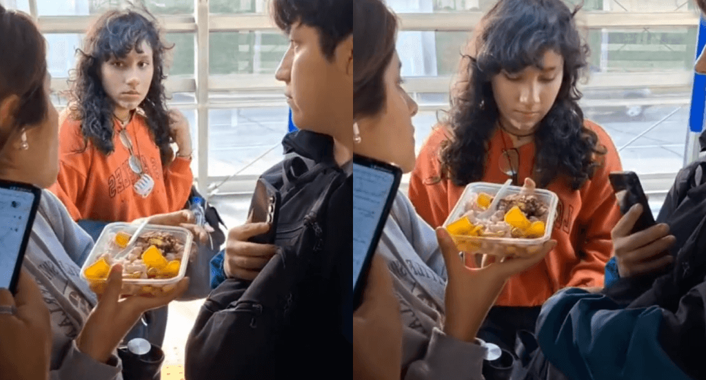 Joven es captada comiendo ceviche en Metropolitano y se vuelve viral en redes: “Una falta de respeto”