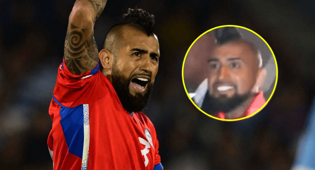 Arturo Vidal AMENAZA a hincha peruano que lo insultó tras llegar a Lima: “Vas a ver”