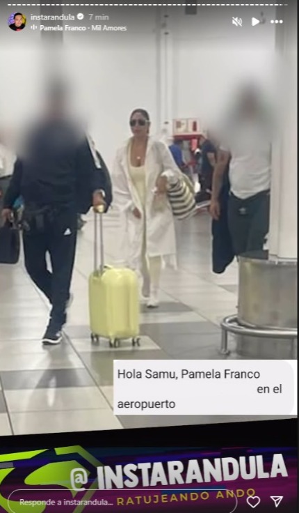 Pamela Franco deja el país