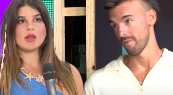 Macarena Vélez oficializa a Juan Ichazo como su pareja, pero él la rechaza en vivo: “Pareja de baile”